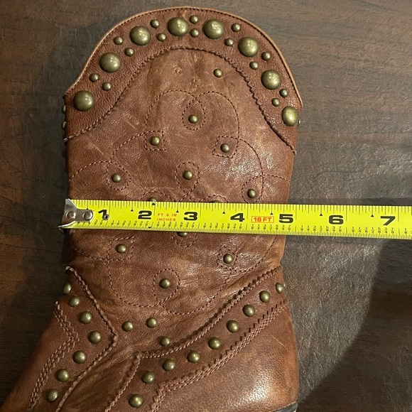 🎉 HP 🎉Stuart Weitzman Leather Cowboy Boots 🔥 - Picture 8 of 9